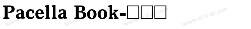Pacella Book字体转换
